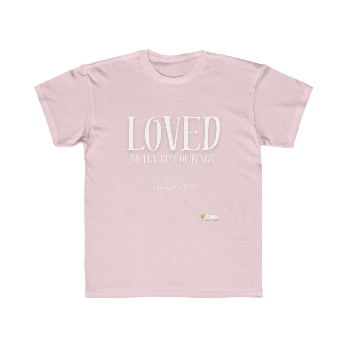 LOVED By The King of Kings Kids' Tee-Children's Clothing-KVOM