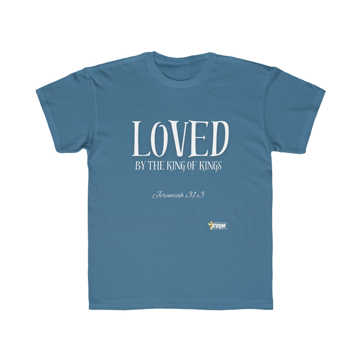 LOVED By The King of Kings Kids' Tee-Children's Clothing-KVOM