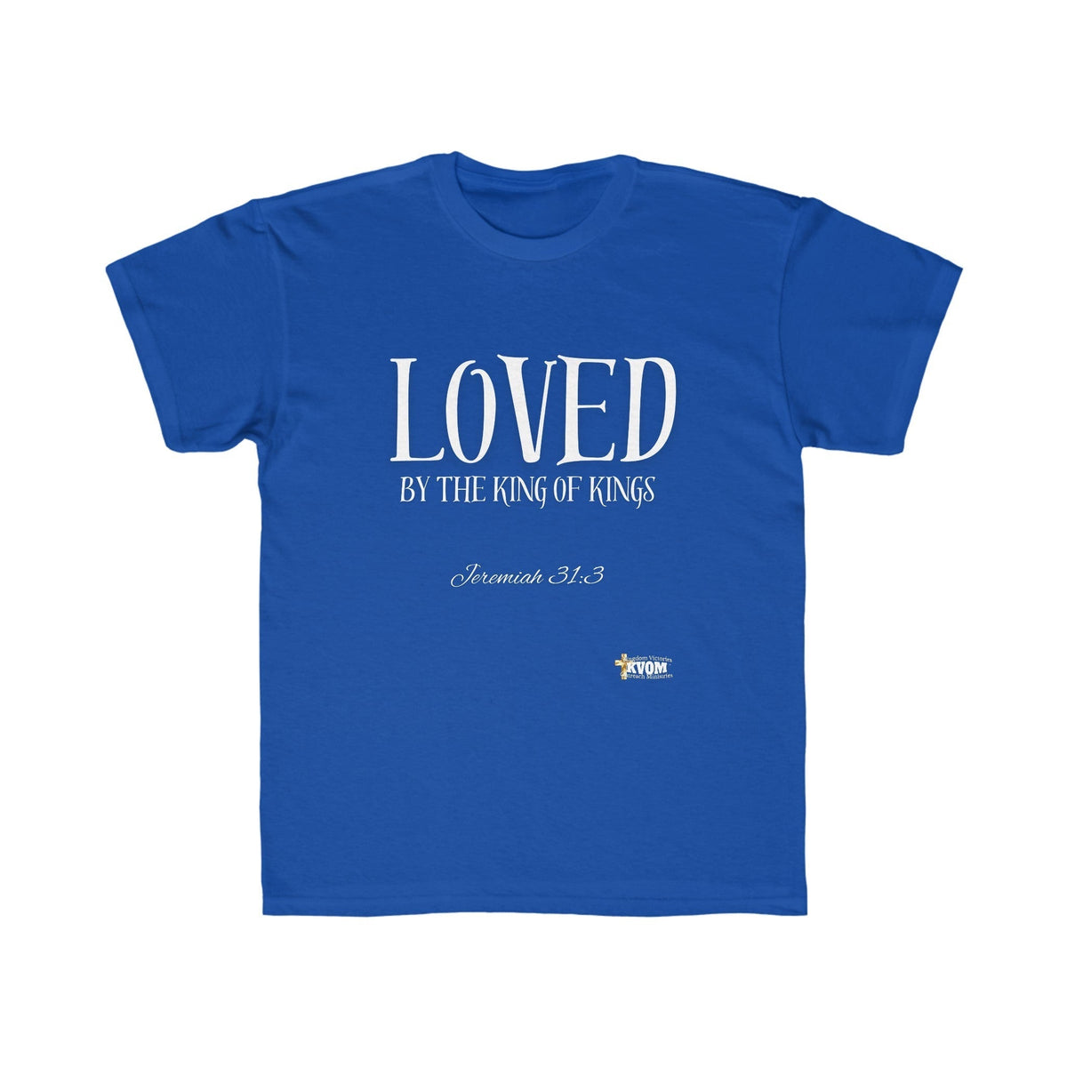 LOVED By The King of Kings Kids' Tee-Children's Clothing-KVOM