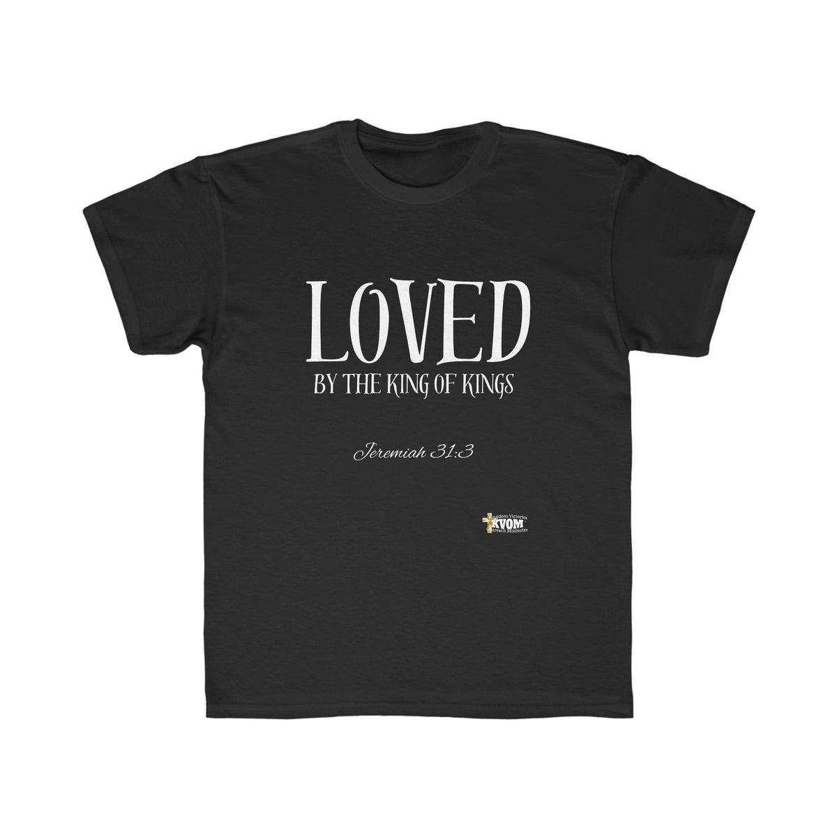 LOVED By The King of Kings Kids' Tee-Children's Clothing-KVOM