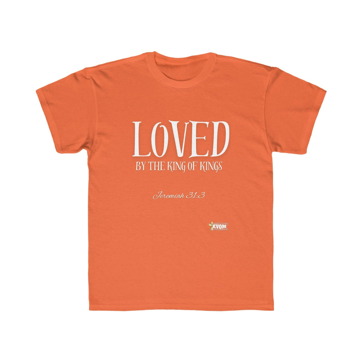 LOVED By The King of Kings Kids' Tee-Children's Clothing-KVOM