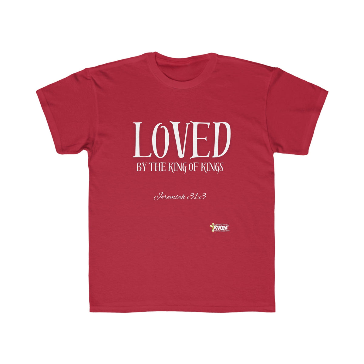 LOVED By The King of Kings Kids' Tee-Children's Clothing-KVOM