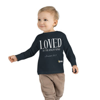 LOVED By The King of Kings Toddler Long Sleeve Tee-Children's Clothing-KVOM