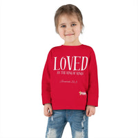 LOVED By The King of Kings Toddler Long Sleeve Tee-Children's Clothing-KVOM