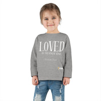 LOVED By The King of Kings Toddler Long Sleeve Tee-Children's Clothing-KVOM