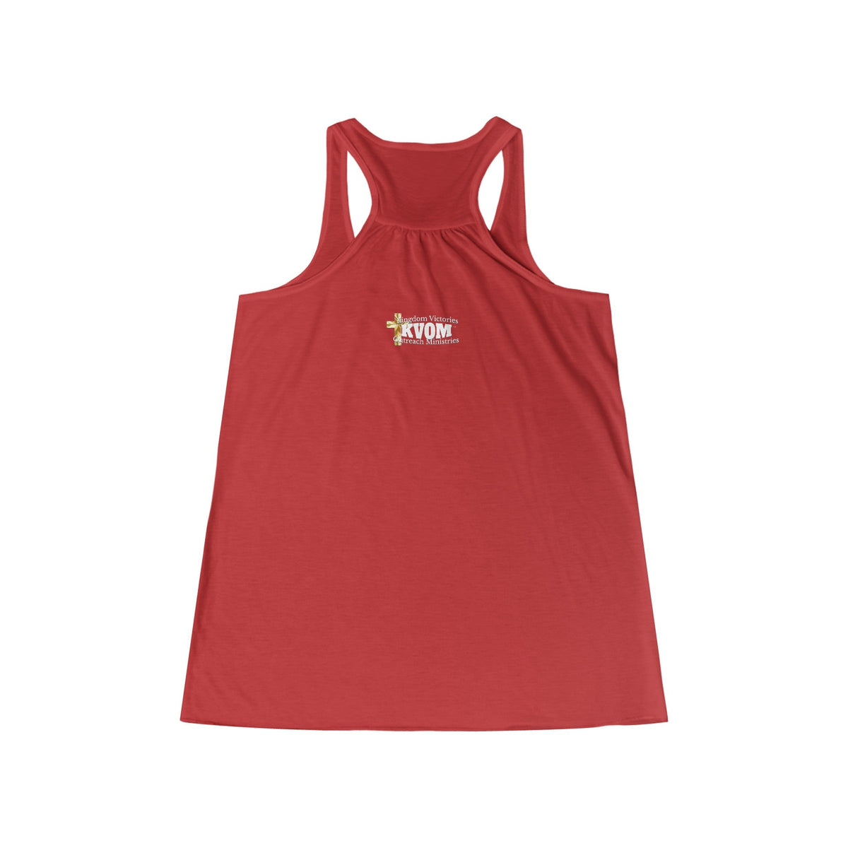 LOVED By The King of Kings Women's Flowy Racerback Tank-KVOM