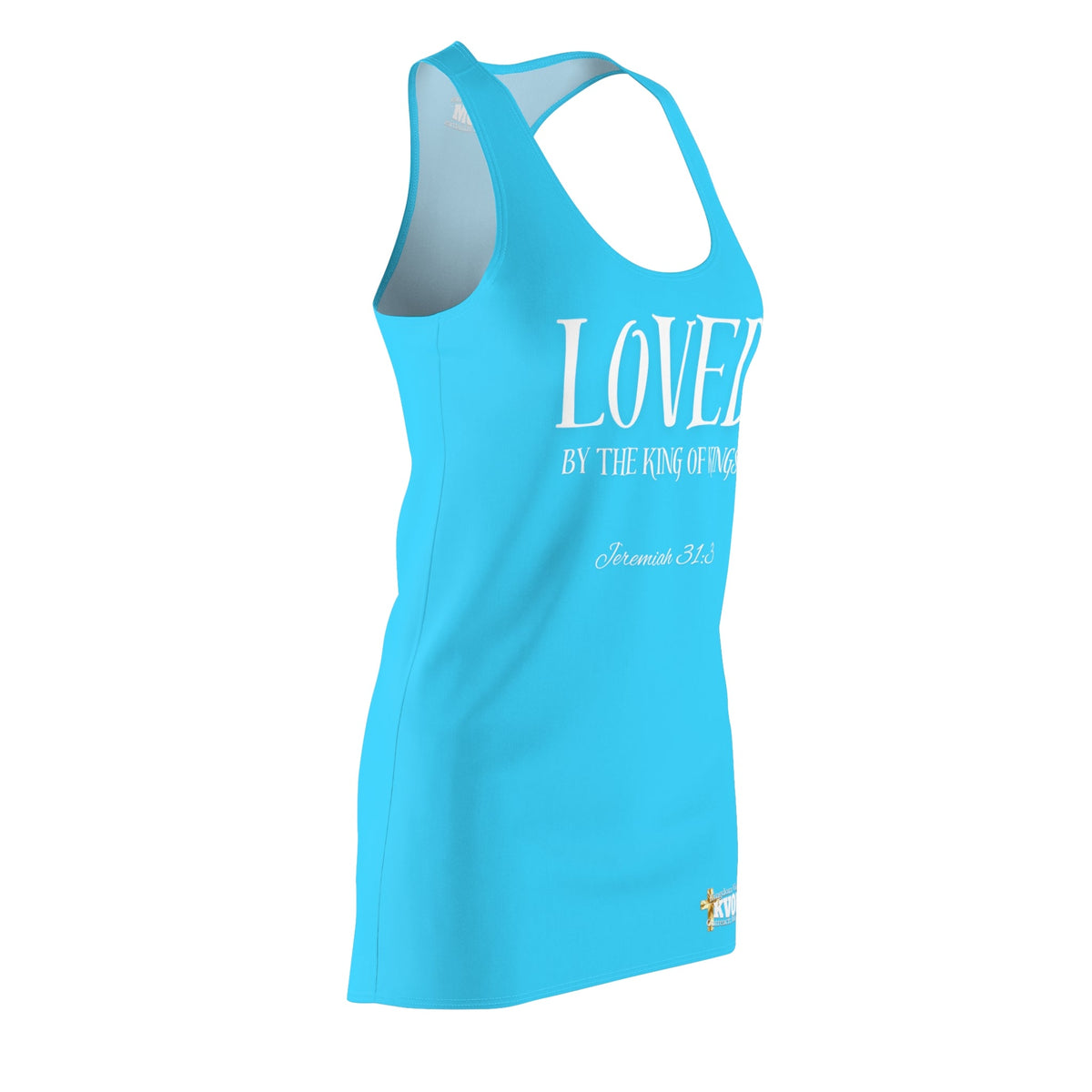 LOVED By The King of Kings Women's Racerback Dress True Blue-KVOM