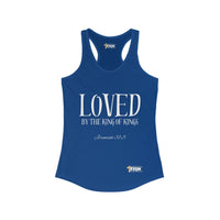 LOVED By The King of Kings Women's Racerback Tank-KVOM