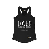 LOVED By The King of Kings Women's Racerback Tank-KVOM