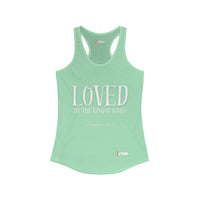 LOVED By The King of Kings Women's Racerback Tank-KVOM