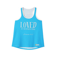 LOVED By The King of Kings Women's Tank Top True Blue-KVOM