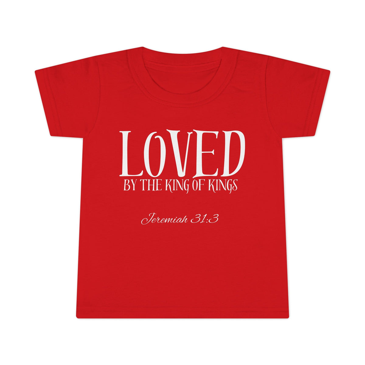 LOVED By The Kings of Kings Toddler T-shirt-Children's Clothing-KVOM