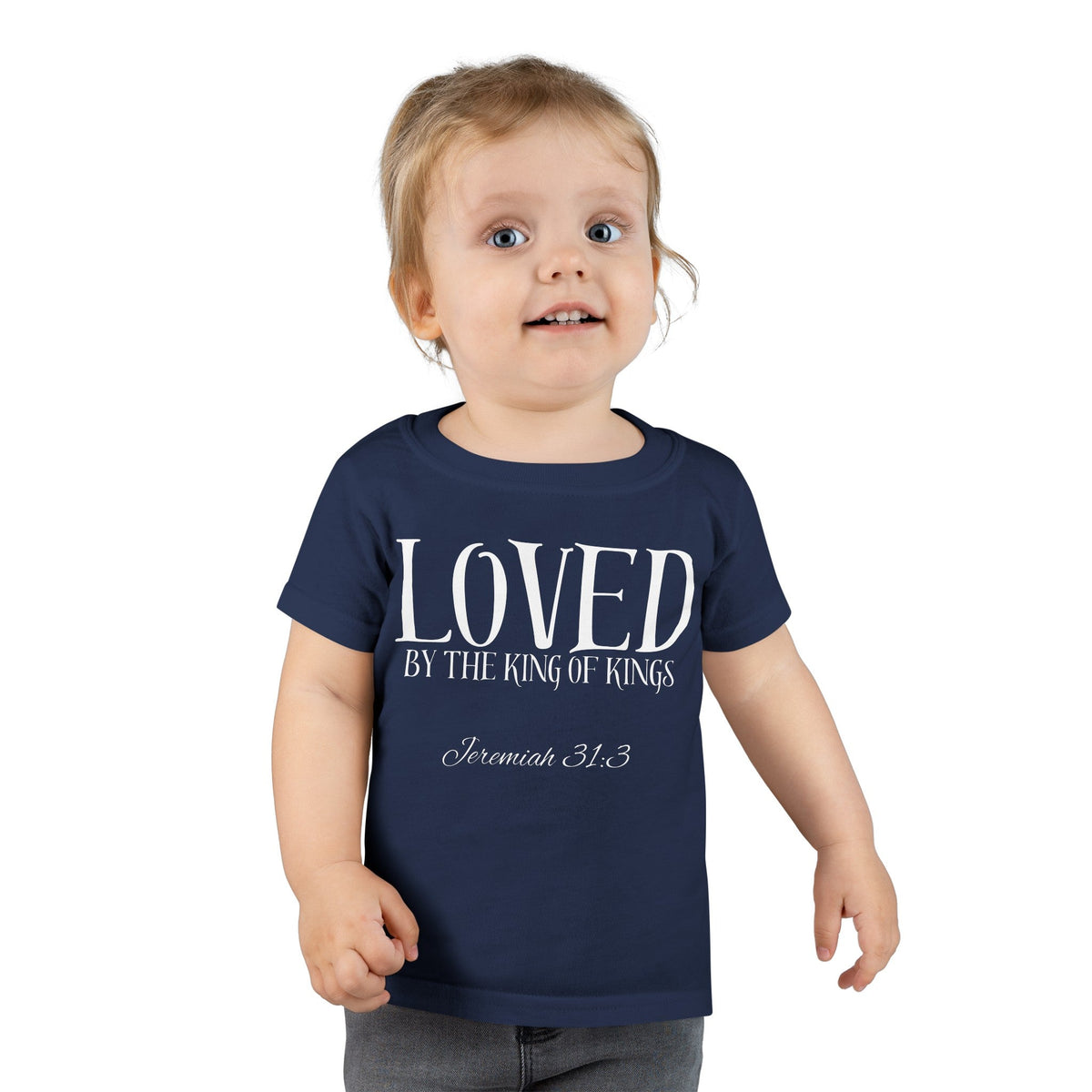 LOVED By The Kings of Kings Toddler T-shirt-Children's Clothing-KVOM