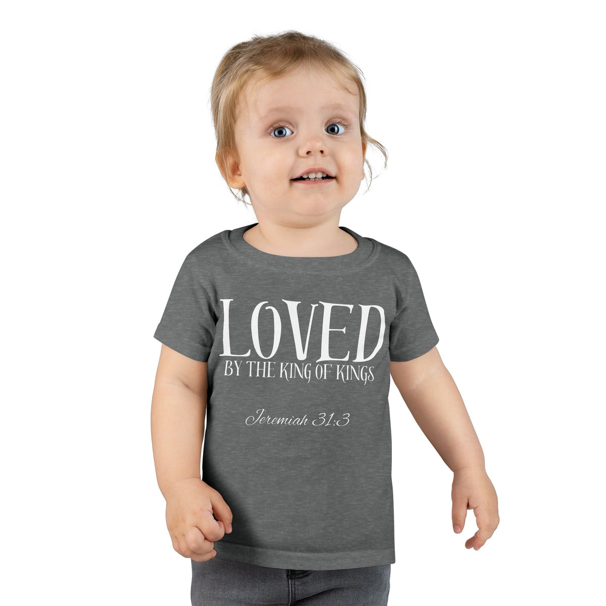 LOVED By The Kings of Kings Toddler T-shirt-Children's Clothing-KVOM