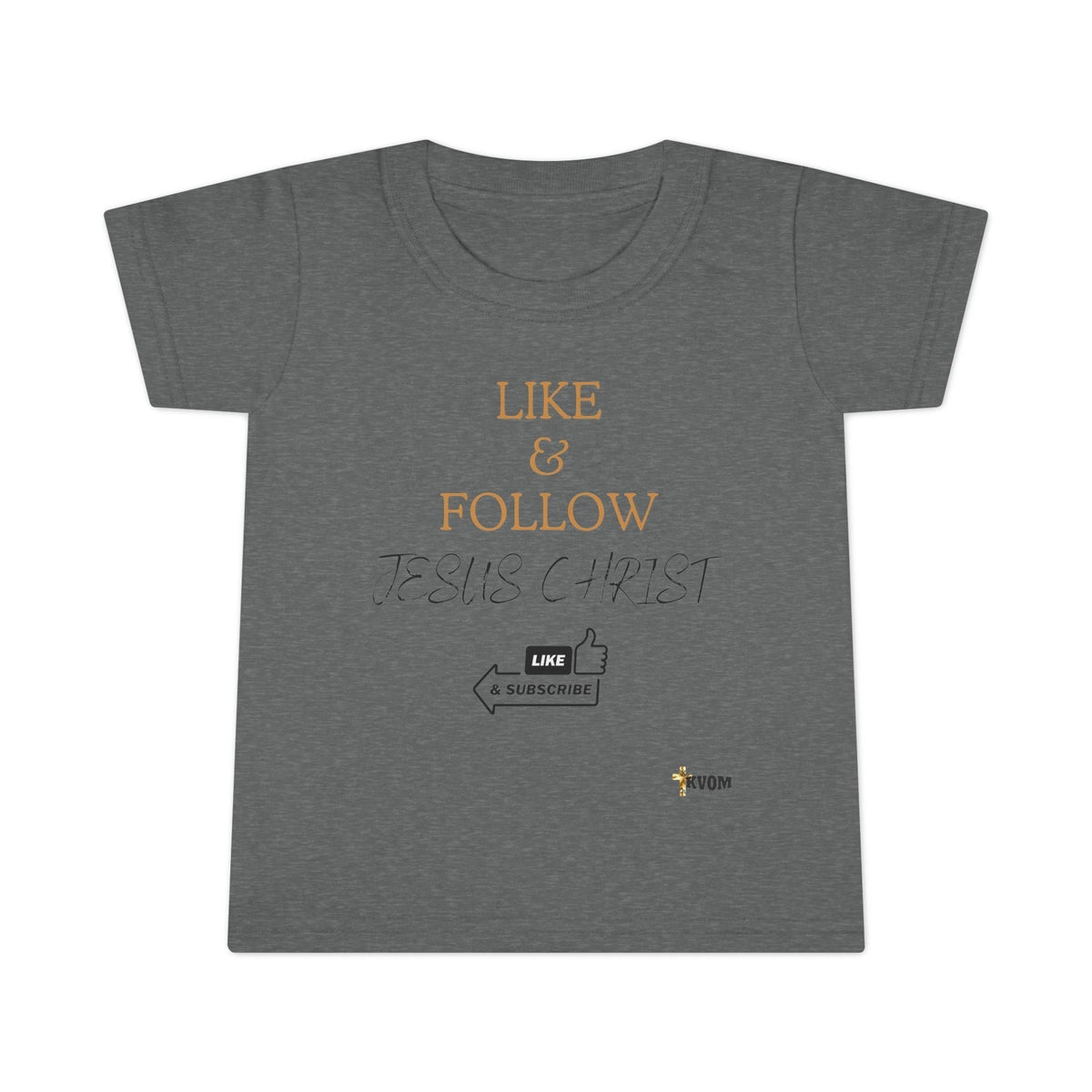 Like & Follow Jesus Toddler T-shirt-Children's Clothing-KVOM