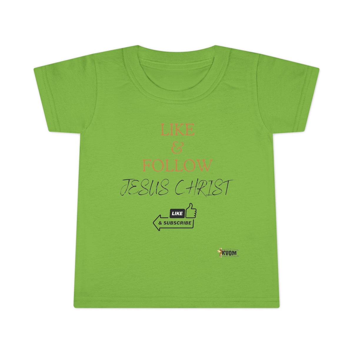 Like & Follow Jesus Toddler T-shirt-Children's Clothing-KVOM