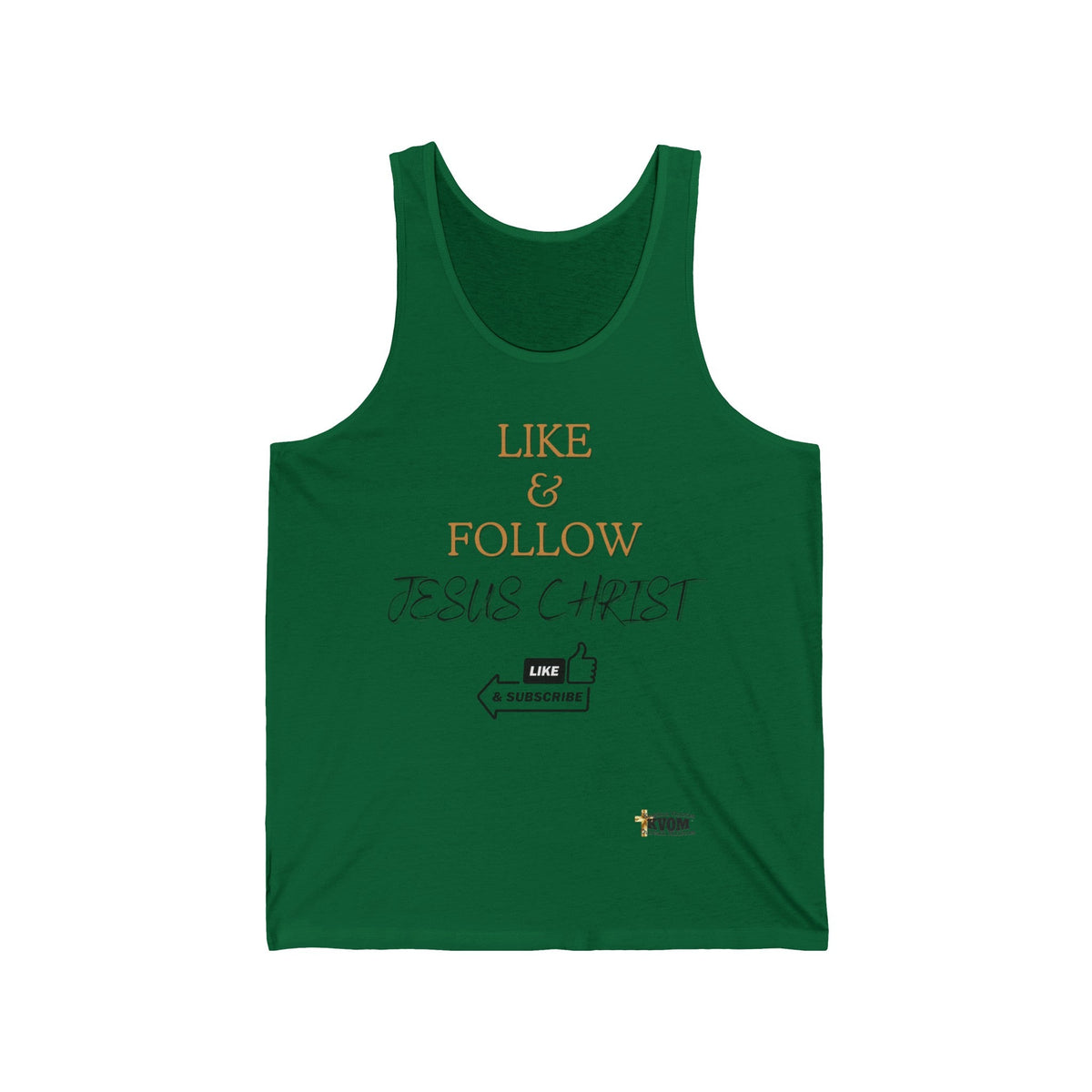 Like & Follow Jesus Unisex Sports Jersey Tank-KVOM