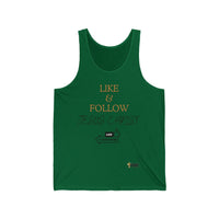 Like & Follow Jesus Unisex Sports Jersey Tank-KVOM