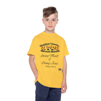 Loving Myself & Jesus Sunflowers Kids Jersey T-Shirt-Children's Clothing-KVOM