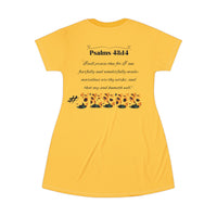 Loving Myself & Jesus Sunflowers T-Shirt Dress-KVOM