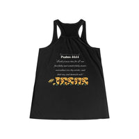 Loving Myself & Jesus Sunflowers Women's Flowy Tank-KVOM