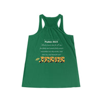 Loving Myself & Jesus Sunflowers Women's Flowy Tank-KVOM