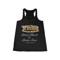 Loving Myself & Jesus Sunflowers Women's Flowy Tank-KVOM