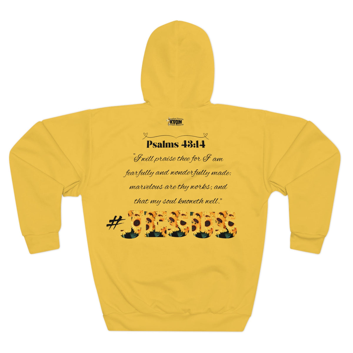 Loving Myself & Jesus Sunflowers Women's Hoodie-KVOM