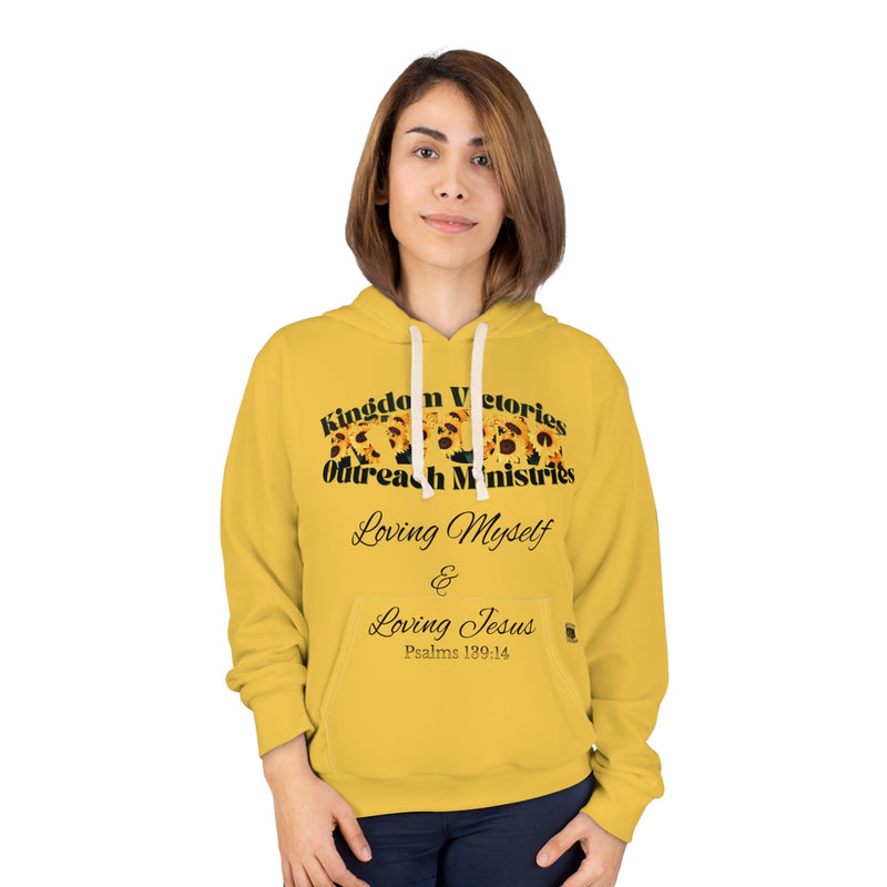 Loving Myself & Jesus Sunflowers Women's Hoodie-KVOM