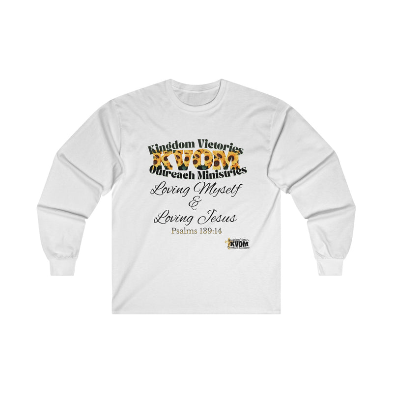 Loving Myself & Jesus Sunflowers Women's Long Sleeve Shirt-KVOM