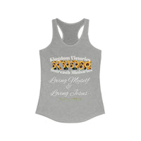 Loving Myself & Jesus Sunflowers Women's Racerback Tank-KVOM