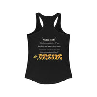 Loving Myself & Jesus Sunflowers Women's Racerback Tank-KVOM