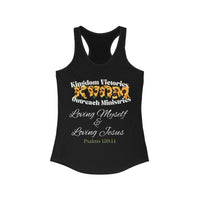 Loving Myself & Jesus Sunflowers Women's Racerback Tank-KVOM