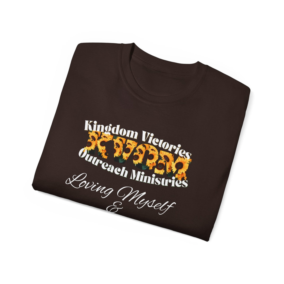 Loving Myself & Jesus Sunflowers Women's Relaxed T-Shirt-KVOM