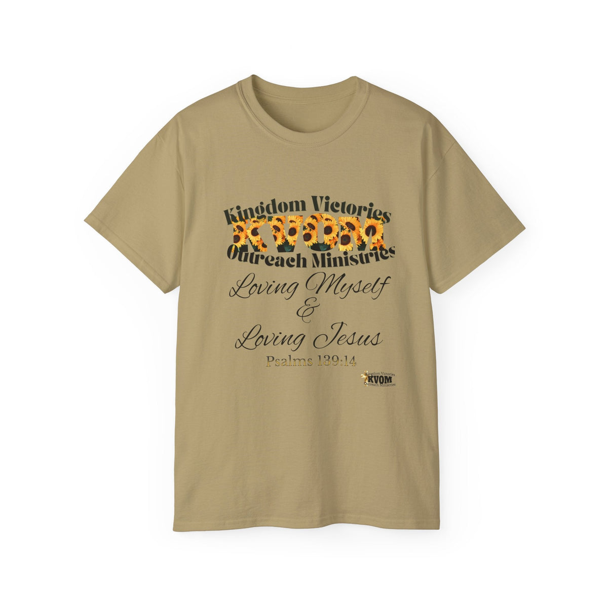 Loving Myself & Jesus Sunflowers Women's Relaxed T-Shirt-KVOM