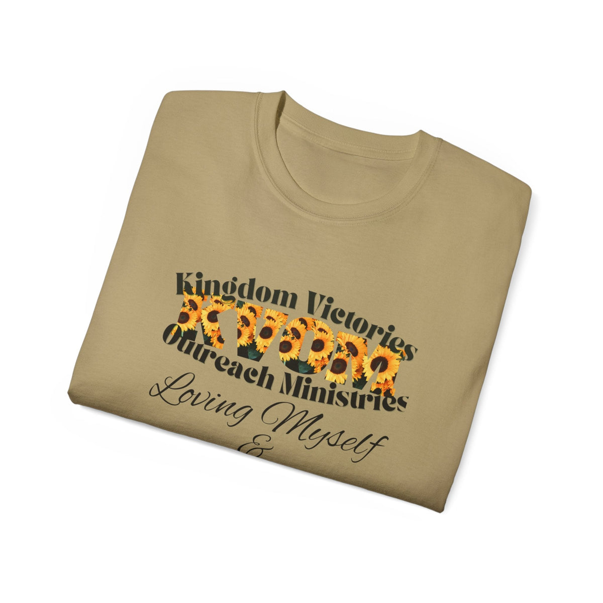 Loving Myself & Jesus Sunflowers Women's Relaxed T-Shirt-KVOM