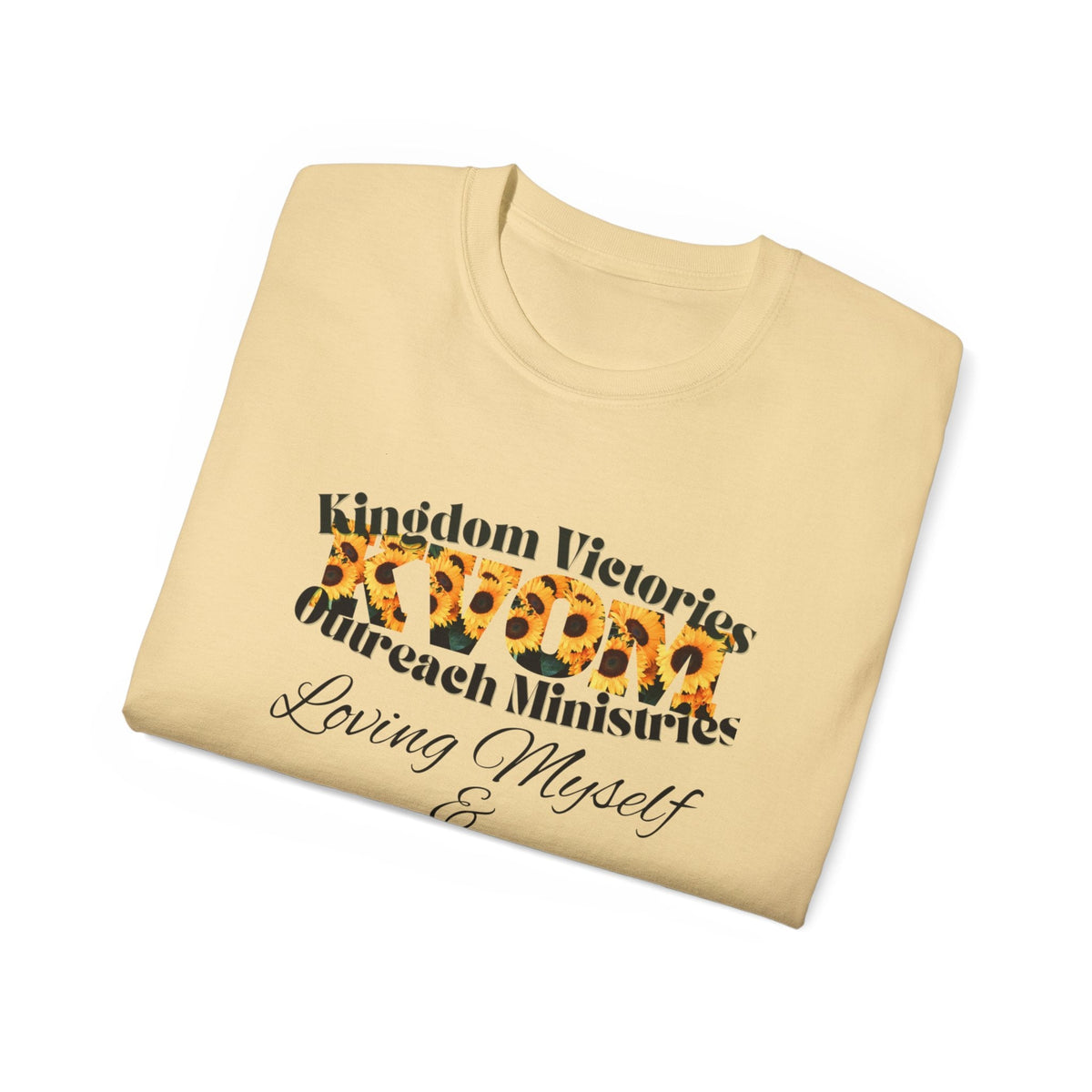 Loving Myself & Jesus Sunflowers Women's Relaxed T-Shirt-KVOM