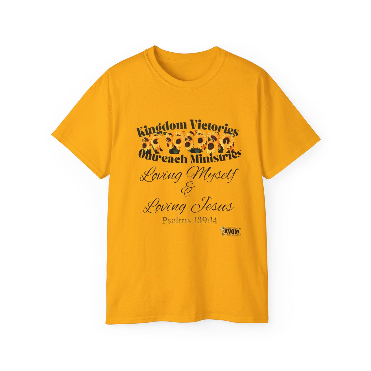 Loving Myself & Jesus Sunflowers Women's Relaxed T-Shirt-KVOM