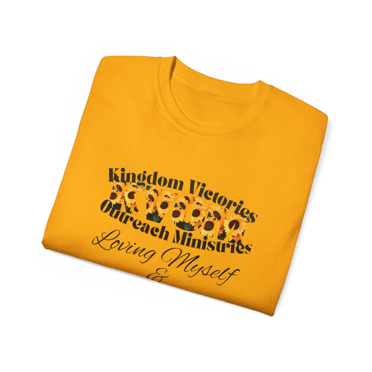 Loving Myself & Jesus Sunflowers Women's Relaxed T-Shirt-KVOM