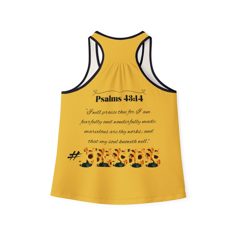 Loving Myself & Jesus Sunflowers Women's Tank Top-KVOM