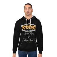 Loving Myself & Jesus Women's Pullover Hoodie, Black-KVOM