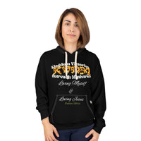 Loving Myself & Jesus Women's Pullover Hoodie, Black-KVOM