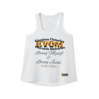 Loving Myself & Jesus Women's Tank Top, White-KVOM