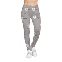 Make His Praise GLORIOUS Women's Casual Leggings Grey-KVOM