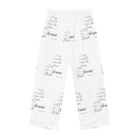 Make His Praise GLORIOUS Women's Comfy Pants, White-KVOM