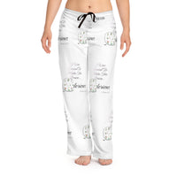 Make His Praise GLORIOUS Women's Comfy Pants, White-KVOM