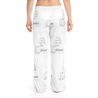 Make His Praise GLORIOUS Women's Comfy Pants, White-KVOM