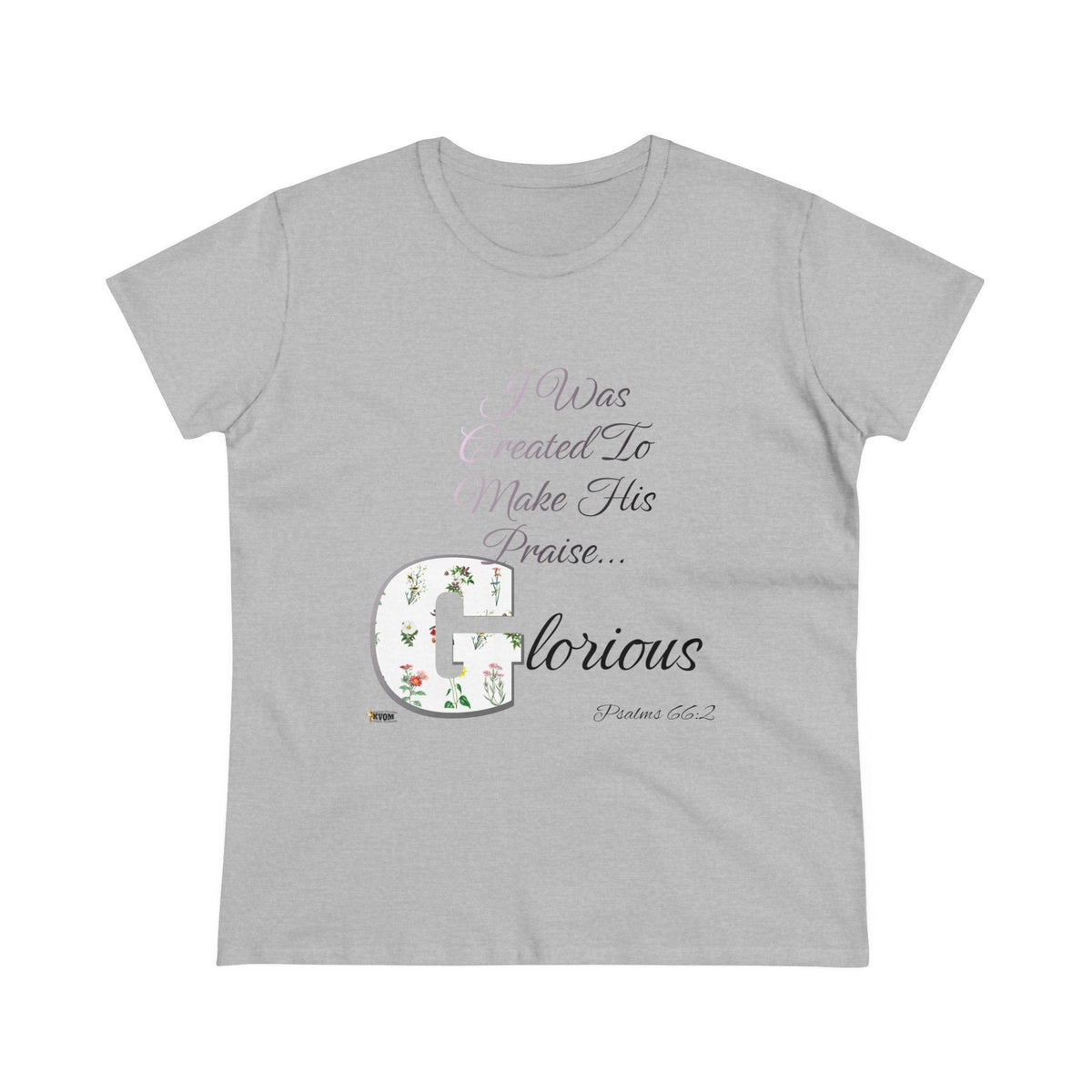 Make His Praise GLORIOUS Women's Short Sleeve Shirt-KVOM