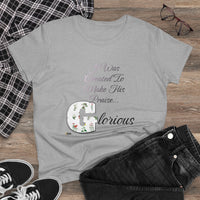 Make His Praise GLORIOUS Women's Short Sleeve Shirt-KVOM