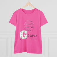 Make His Praise GLORIOUS Women's Short Sleeve Shirt-KVOM